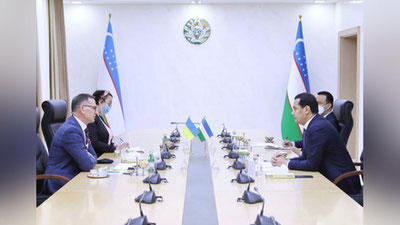 'O`zbekiston va Ukraina savdo aylanmasini yiliga 1 mlrd dollarga etkazishga qaror qildi(foto)'ning rasmi