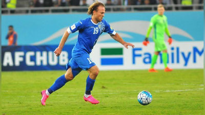 'Виталий Денисов Хитойга қарши ўйинга қадар жароҳатидан тикланиши кутилмоқда 'ning rasmi