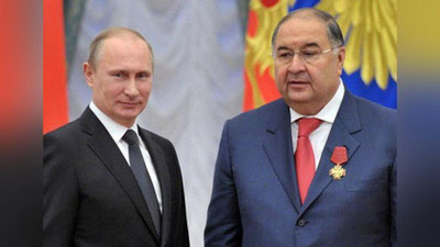 '​Vladimir Putin Alisher Usmonovni xayriya ishlaridagi faol ishtiroki uchun mukofotladi'ning rasmi