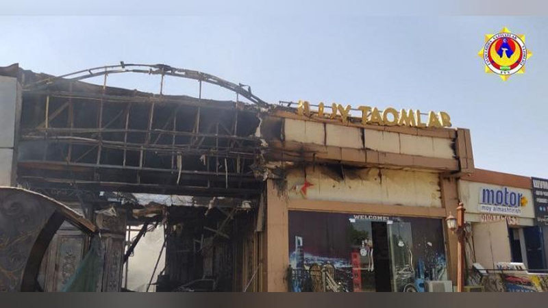 Изрображение 'Крупный пожар произошел на улице Ахмада Дониша в Ташкенте (видео)'