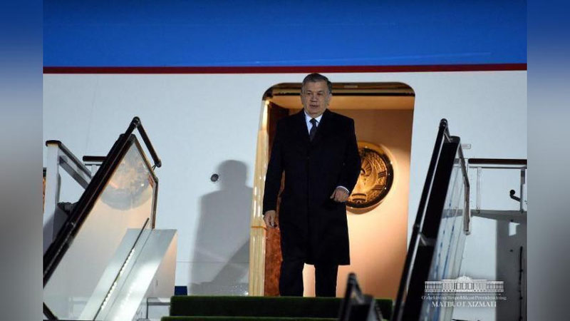 'Prezident Cankt-Peterburgdan Toshkentga qaytib keldi'ning rasmi