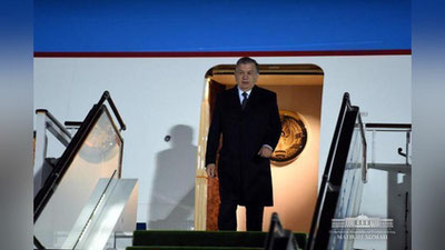'Prezident Cankt-Peterburgdan Toshkentga qaytib keldi'ning rasmi