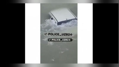'"Neksiya" Chirchiq daryosiga tushib ketdi. Haydovchi omon qoldi'ning rasmi