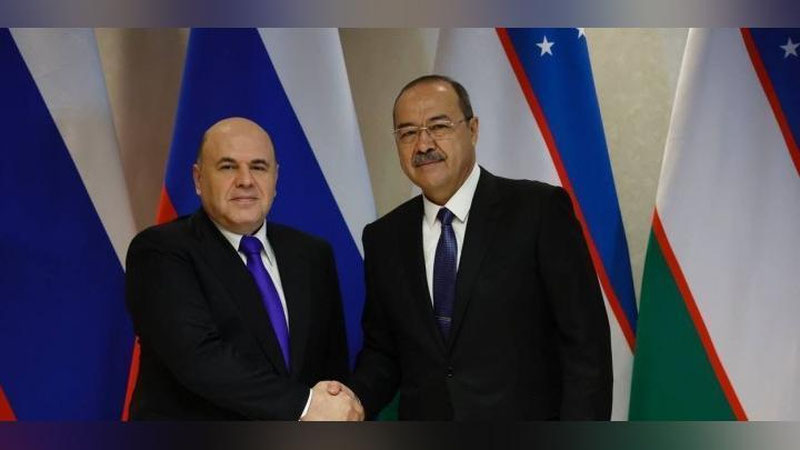 Изрображение 'Главы правительств Узбекистана и России раскрыли уровень сотрудничества двух стран (видео)'