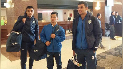 Изрображение 'СБОРНАЯ УЗБЕКИСТАНА ПРИБЫЛА В УРУГВАЙ'