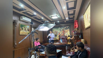 Изрображение 'Режиссер Рустам Сагдиев снимает комедию "Жених - миллионер"'