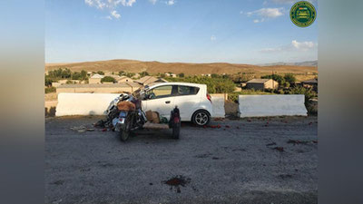 Изрображение 'В Джизакской области столкнулись мотоцикл и "Спарк": погиб 1 человек'