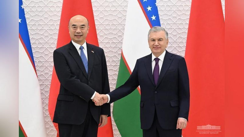 'Prezident Xitoy Bosh vaziri o`rinbosarini qabul qildi'ning rasmi