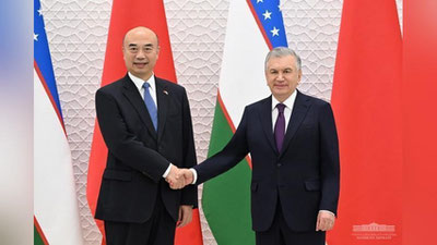 'Prezident Xitoy Bosh vaziri o`rinbosarini qabul qildi'ning rasmi
