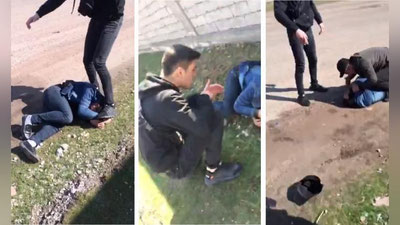 Изрображение 'МВД: Видео жестокого избиения подростков было снято в Ангрене в 2018 году'