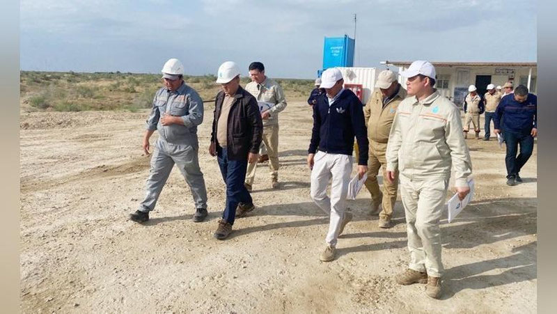 '“Ўзбекнефтгаз”: Бошқарув раиси бошчилигида Қашқадарёда газ қазиб чиқарилиши ва қурилиш-монтаж ишлари ҳолатини ўрганмоқда'ning rasmi