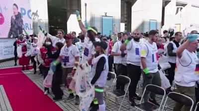 Изрображение 'В Токио прошел первый в мире чемпионат по сбору мусора (видео)'