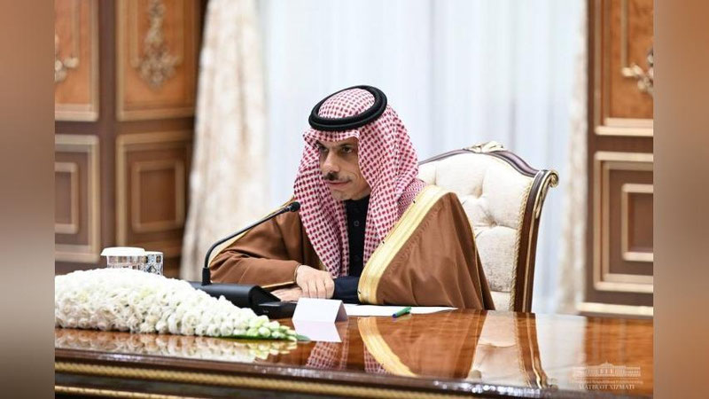 Изрображение 'Президент Узбекистана и глава МИД Саудовской Аравии обсудили вопросы региональной повестки'