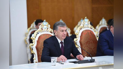 'Шавкат Мирзиёев Эмомали Раҳмонни Ўзбекистонга таклиф этди'ning rasmi