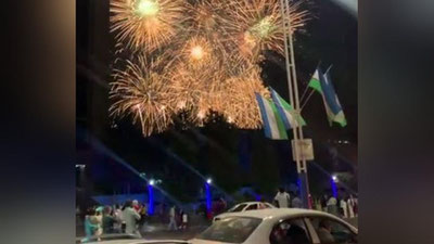 Изрображение 'После праздников на улицах Ташкента не досчитались 2 тысячи флагов'