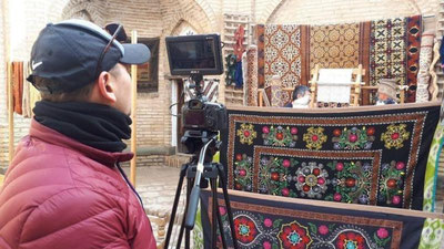 'O`zbekistonda gilamdo`zlik san`ati haqida film suratga olindi'ning rasmi