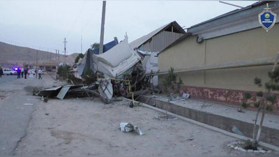 Изрображение 'В Андижанской области грузовик задавил двух детей и врезался в жилой дом (фото, видео)'