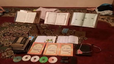 Изрображение 'В доме жителя Навои обнаружили незаконно хранящиеся религиозные книги'