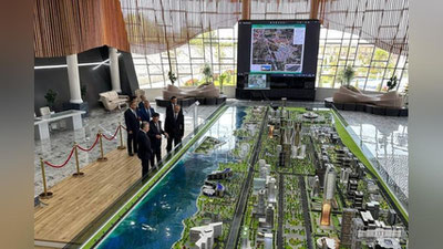 Изрображение 'На берегу реки Зарафшан в Самарканде построят современный массив "Ширин"'