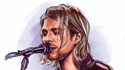 Изрображение 'Искусственный интеллект запел голосом Курта Кобейна (видео)'