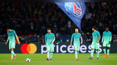 'EChL. “Barselona” Parijda sharmanda bo`ldi'ning rasmi