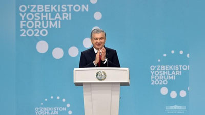 Изрображение 'Шавкат Мирзиёев обратился к молодежи и озвучил ряд проектов'