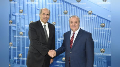 'SAMARQANDDA «EVROPA ITTIFOQI – MARKAZIY OSIYo» FORMATIDAGI DAVLATLAR TAShQI IShLAR VAZIRLARINING UChRAShUVI BO`LIB O`TDI'ning rasmi