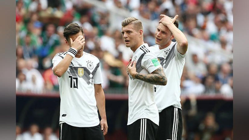 'JCh-2018. Germaniya mundialni mag`lubiyat bilan boshladi, Braziliya Shveysariyani enga olmadi'ning rasmi