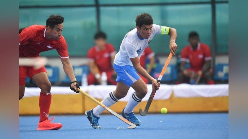 Изрображение 'Сборная Узбекистана по хоккею на траве впервые завоевала путевку на Азиатские игры'