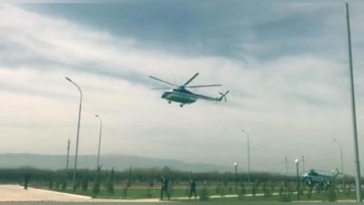 'Президент  Жиззахга вертолётда ташриф буюрди (видео)'ning rasmi