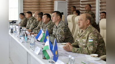 Изрображение 'На полигоне Термез состоялась активная фаза узбекско-казахстанского учения (видео)'