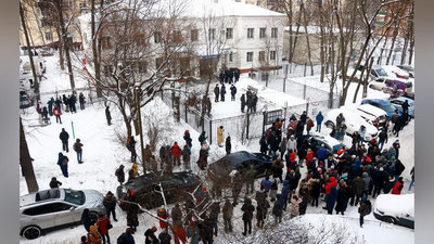 'Navalniyning tarafdorlari shanba kuni hukumatga qarshi katta namoyishlarni boshlashmoqchi'ning rasmi