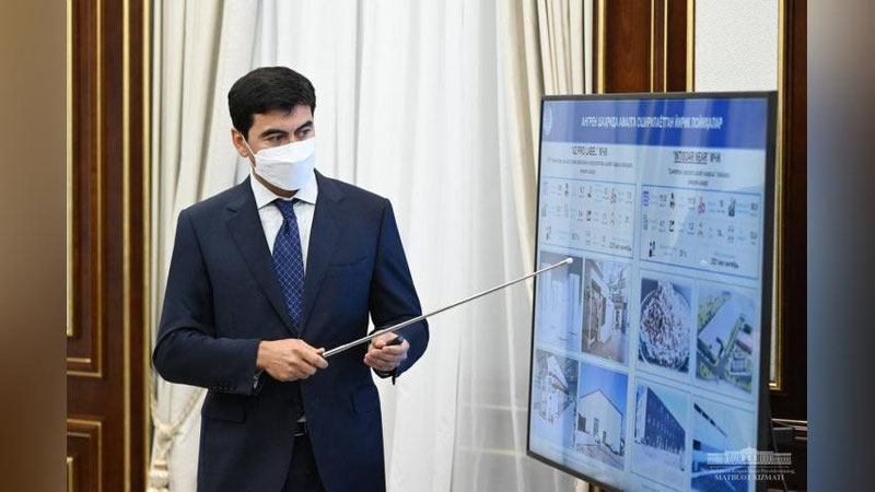 Изрображение 'Главе государства презентовали новые проекты в Ташкентской области'