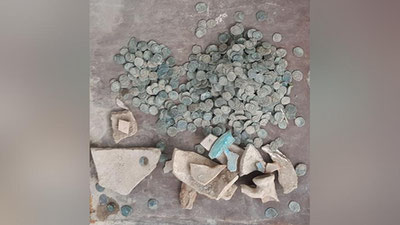 'Parkent tumanidagi xonadonlardan biridan mis tangalar topildi'ning rasmi