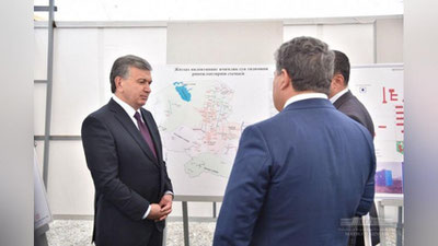 'Президент Жиззахда қурилиш материаллари корхоналарини кўпайтириш бўйича топшириқ берди'ning rasmi