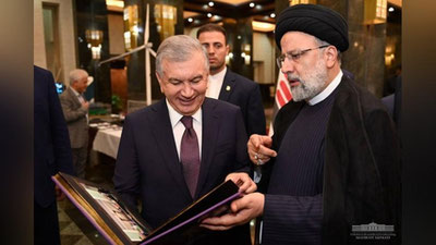 Изрображение 'Президент Узбекистана посетил выставку инноваций и технологий в Тегеране (фото)'