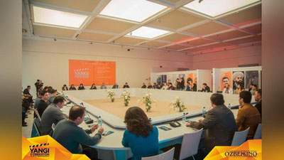 'Yangi kinoloyihalar bo`yicha pitching bo`lib o`tdi'ning rasmi