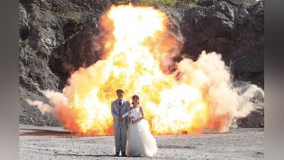 '​Япониялик жуфтлик портлаш фонида тўй фотосессиясини ўтказди (Видео)'ning rasmi