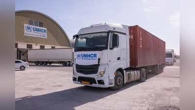 'BMT Termizdan Afg`onistonga insonparvarlik yordami jo`natdi'ning rasmi