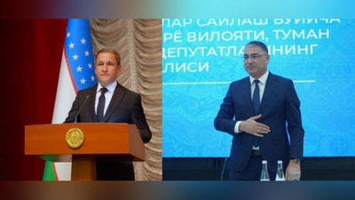 Изрображение 'Хокимы Хорезмской и Сырдарьинской областей стали сенаторами'