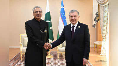 'Ўзбекистон ва Покистон Президентлари шерикликни кенгайтириш масалаларини муҳокама қилишди'ning rasmi