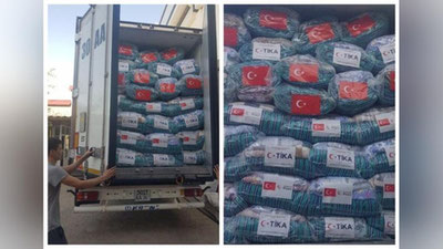 Изрображение 'Турецкое агентство ТИКА направило гуманитарную помощь в Сырдарью (видео)'