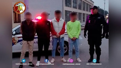 Изрображение 'В Коканде на 4-х молодых людей завели административное дело после попытки проникнуть в школу'