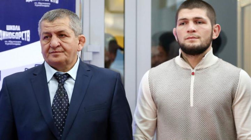 Изрображение 'Хабиб Нурмагомедов рассказал о тяжелом состоянии своего отца (видео)'
