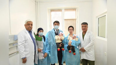 'Amrillo Inoyatov: Qirg`izistonlik siam egizaklari operasiyasi o`zbek tibbiyotiga bildirilgan katta ishonch bo`ldi'ning rasmi