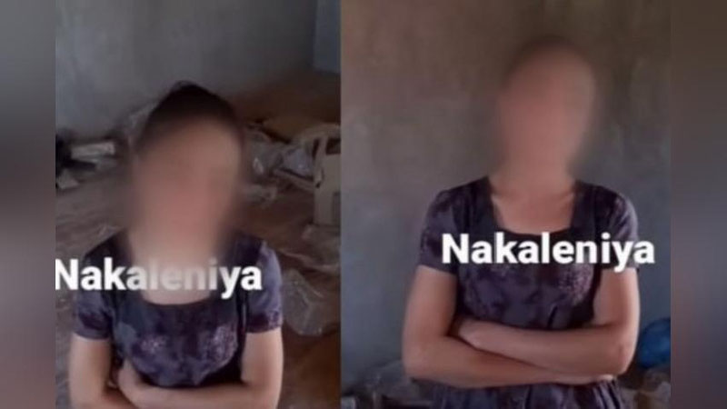 'Buxoroda ayol eri bilan "o`ynashib yurgan" ayolni tiz cho`ktirib, samosud qildi (video)'ning rasmi