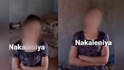 'Buxoroda ayol eri bilan "o`ynashib yurgan" ayolni tiz cho`ktirib, samosud qildi (video)'ning rasmi