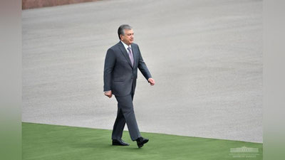 Изрображение 'Президент отбыл в Ферганскую область'