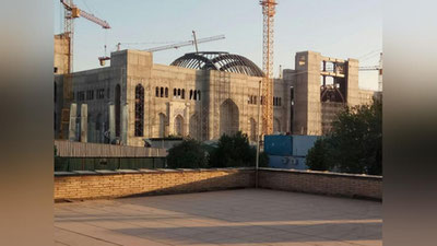 Изрображение 'Гости Недели культурного наследия посетили строящийся Центр исламской цивилизации (фото)'