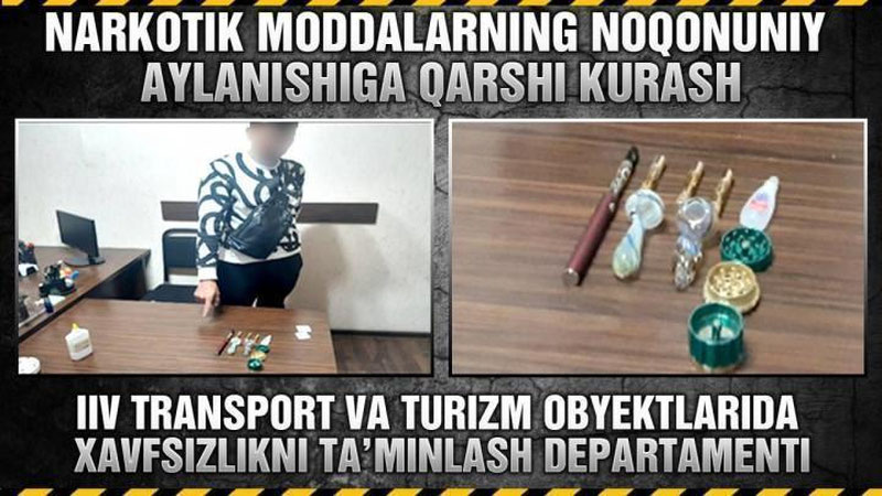 'Нью-Йоркдан Тошкентга наркотик моддалар олиб кираётган фуқаро аэропортдан "қамоқ"қа жўнатилди'ning rasmi